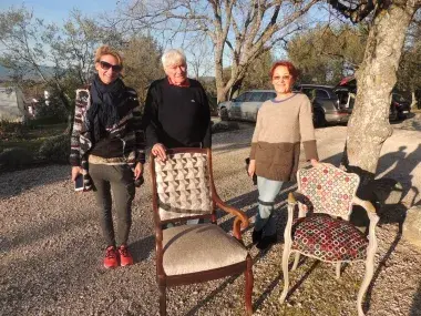 Paillage et jeunes pousses