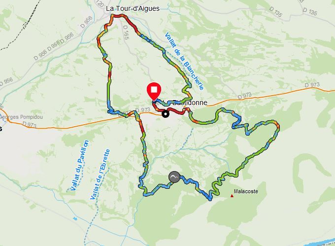 Parcours VTT du 31 Juillet 2024